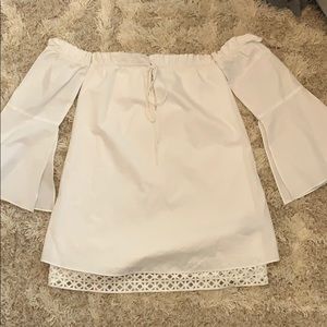 Sweet white off the shoulder top